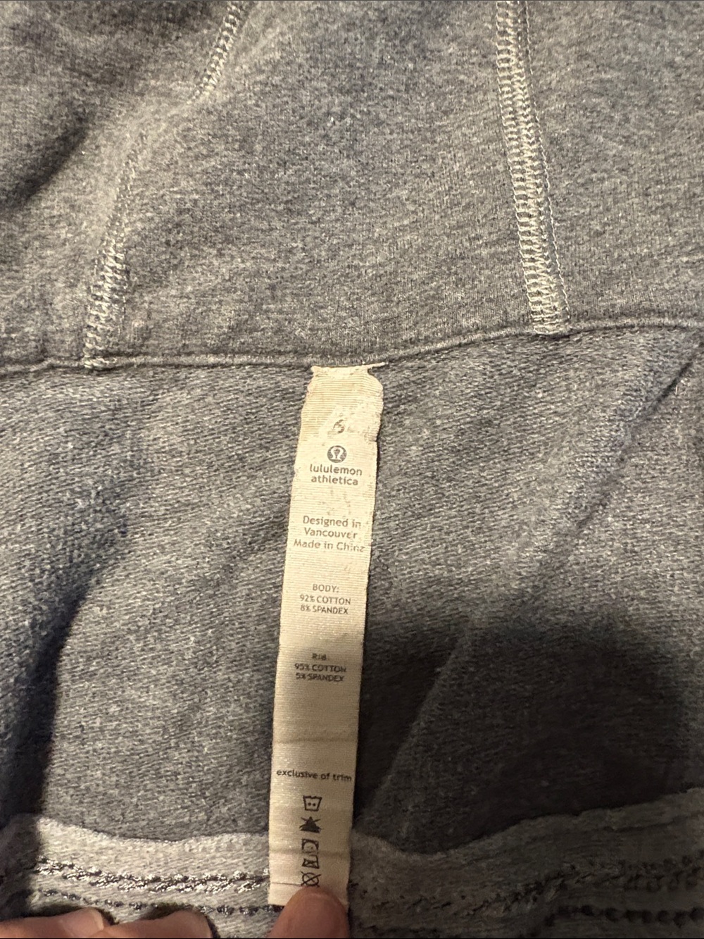 lululemon athletica Heather Gray Jeans-Style Stretch Jeggings